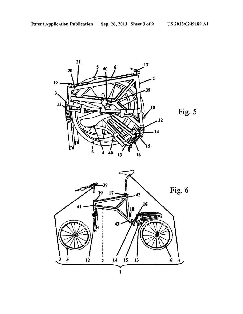 Foldable Frame For A Bicycle - diagram, schematic, and image 04