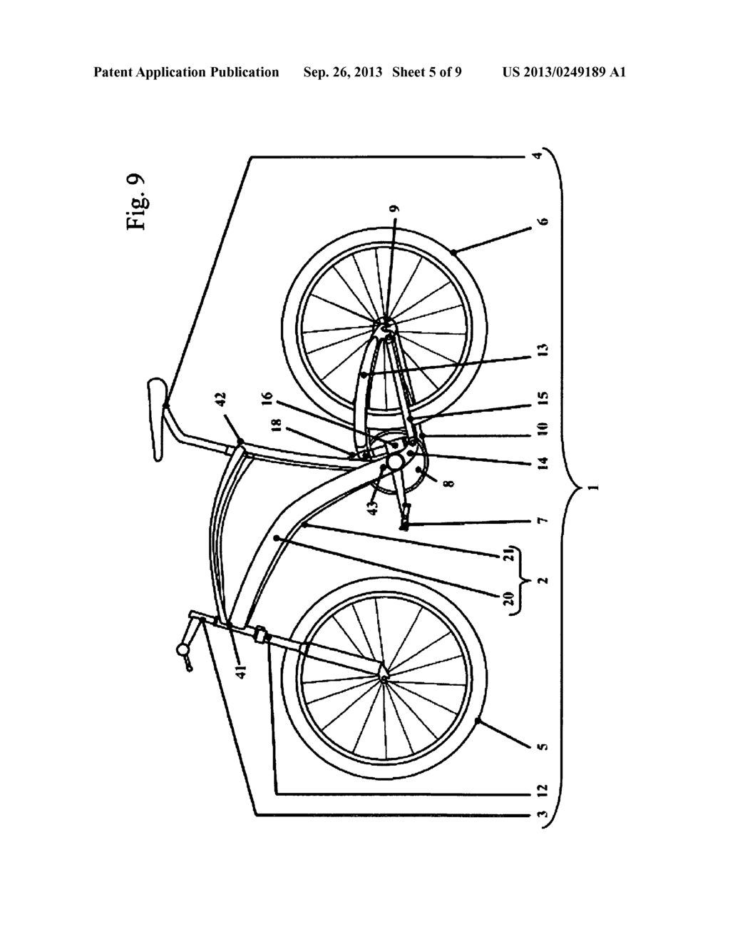 Foldable Frame For A Bicycle - diagram, schematic, and image 06