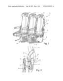 PASSENGER SEAT RECLINE AND TRAY TABLE SUPPORT MECHANISM diagram and image