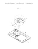 ANTENNA IN WIRELESS TERMINAL WITH IMPROVED BUSHING diagram and image