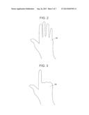 INPUT USER INTERFACE DEVICE, PROJECTING DEVICE, COMMAND DECIDING METHOD     AND PROGRAM STORAGE MEDIUM STORING COMMAND DECIDING METHOD PROGRAM diagram and image