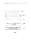 CONDUCTIVE FILM OF A TOUCH PANEL AND MANUFACTURING METHOD THEREOF diagram and image