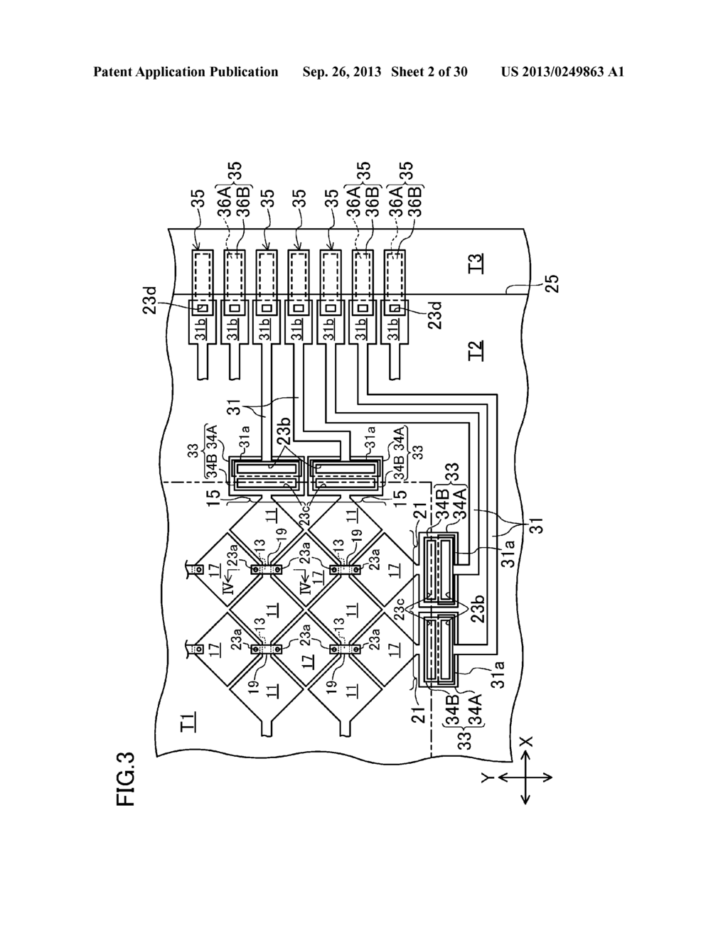 TOUCH PANEL, DISPLAY DEVICE INCLUDING THE TOUCH PANEL, AND METHOD OF     MANUFACTURING THE TOUCH PANEL - diagram, schematic, and image 03