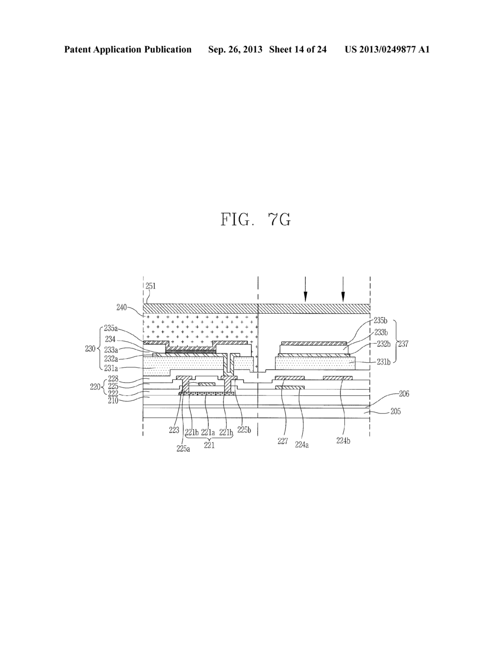 FLAT PANEL DISPLAY DEVICE AND METHOD OF FABRICATING THE SAME - diagram, schematic, and image 15