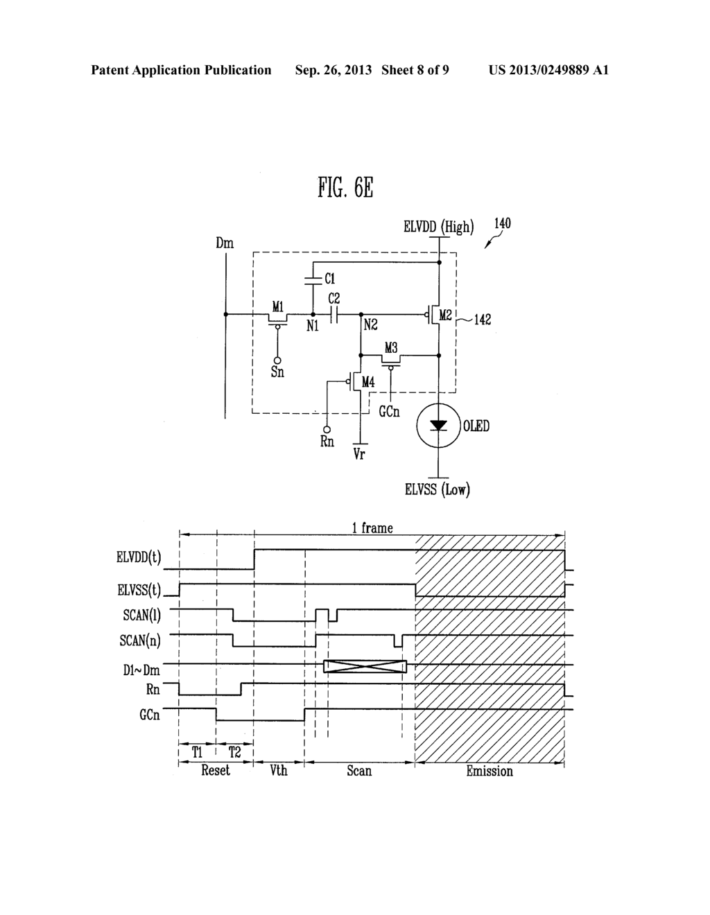 ORGANIC LIGHT EMITTING DISPLAY DEVICE AND DRIVING METHOD THEREOF - diagram, schematic, and image 09