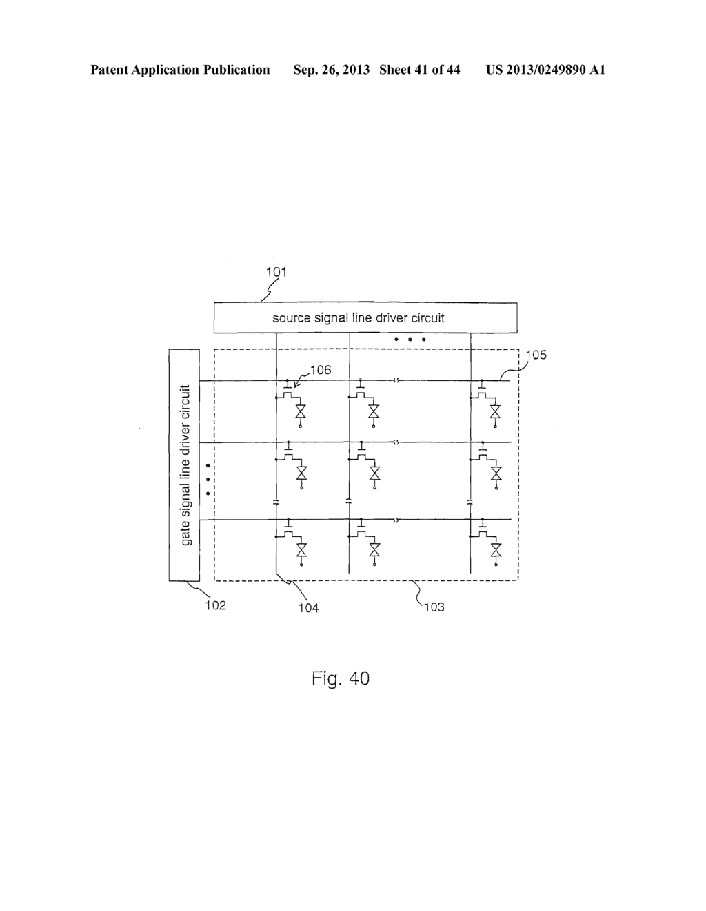 IMAGE DISPLAY DEVICE AND DRIVING METHOD THEREOF - diagram, schematic, and image 42