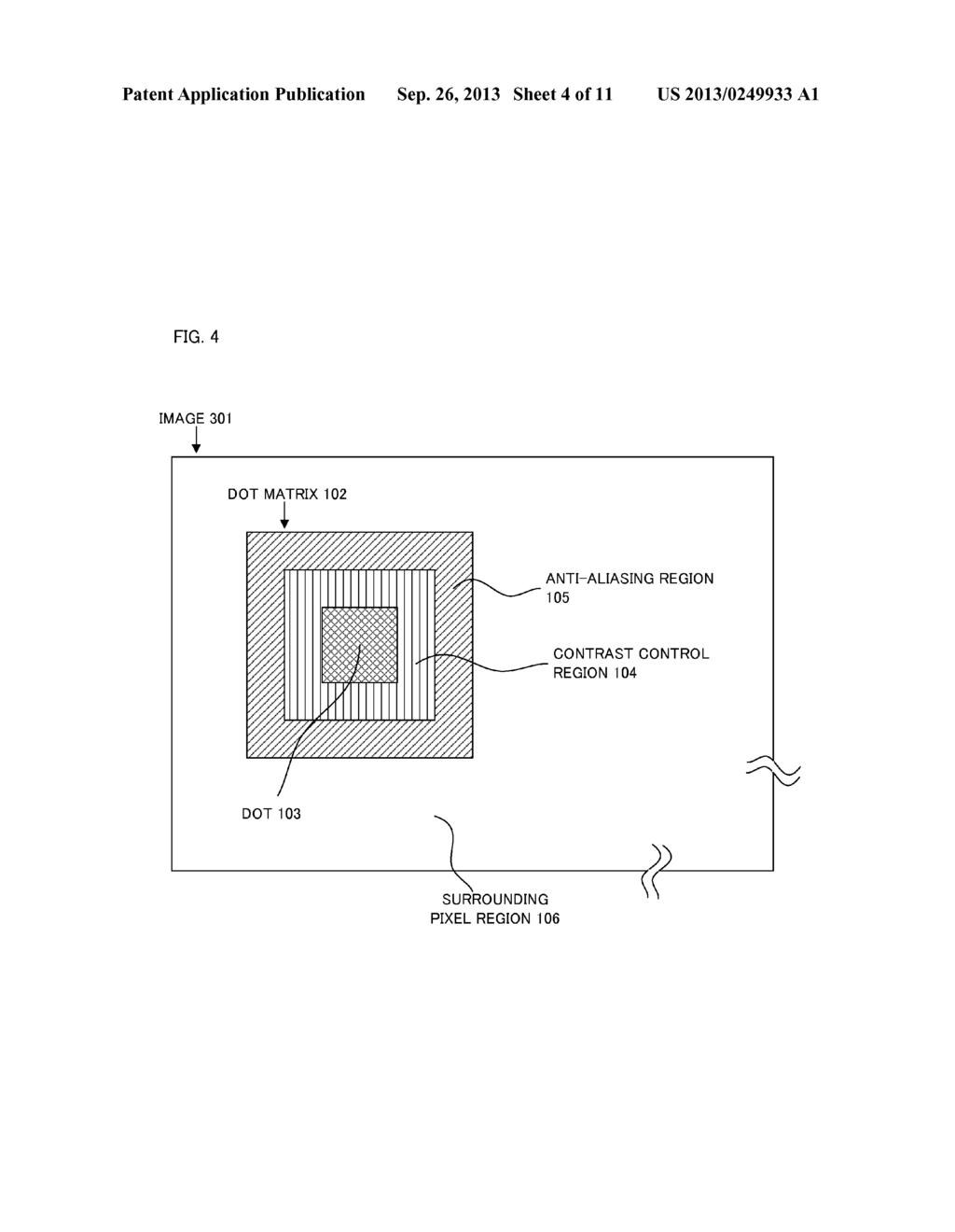 DISPLAY FORMAT USING DISPLAY DEVICE FOR MACHINE-READABLE DOT PATTERNS - diagram, schematic, and image 05