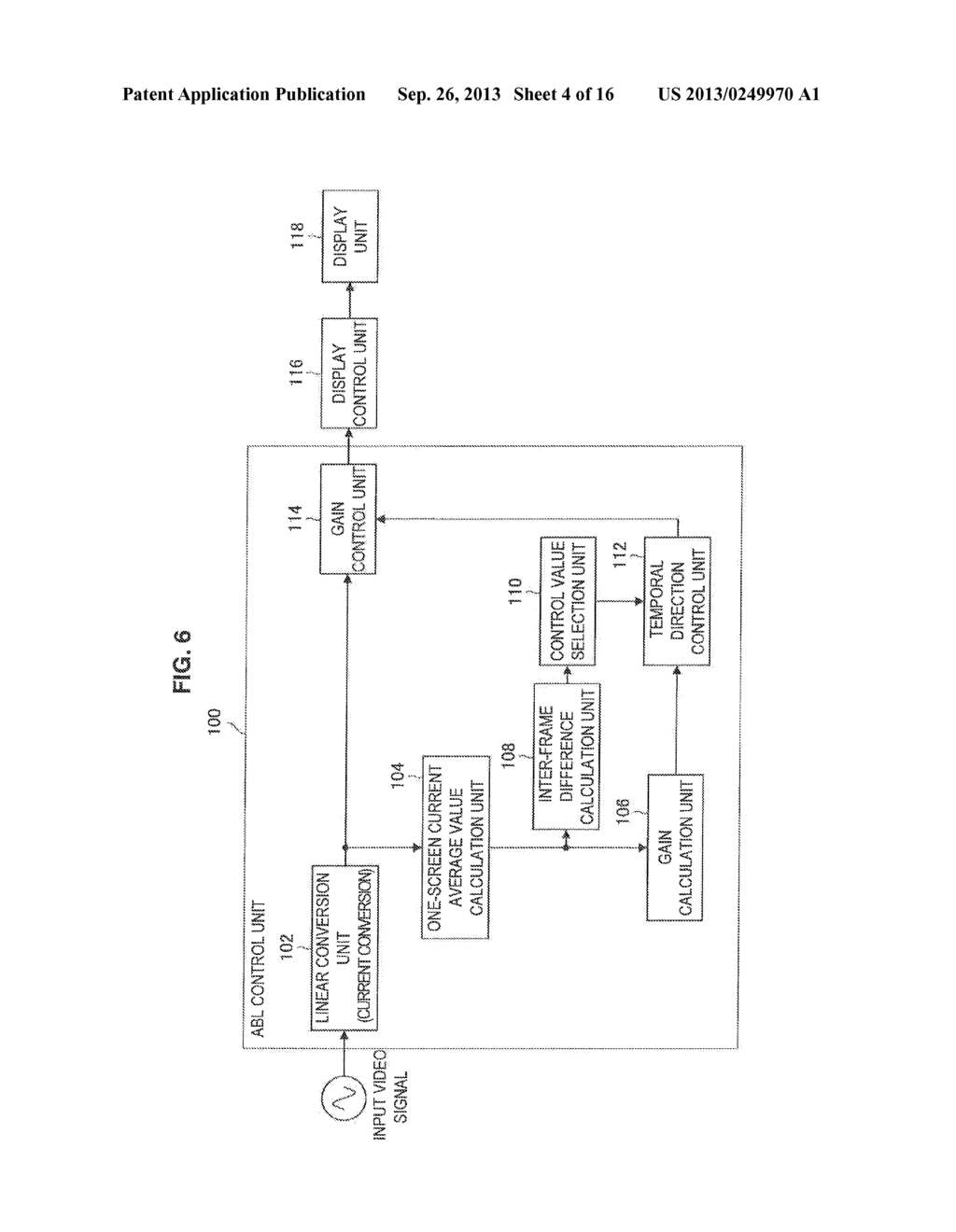 DISPLAY DEVICE, INTEGRATED CIRCUIT, AND CONTROL METHOD - diagram, schematic, and image 05