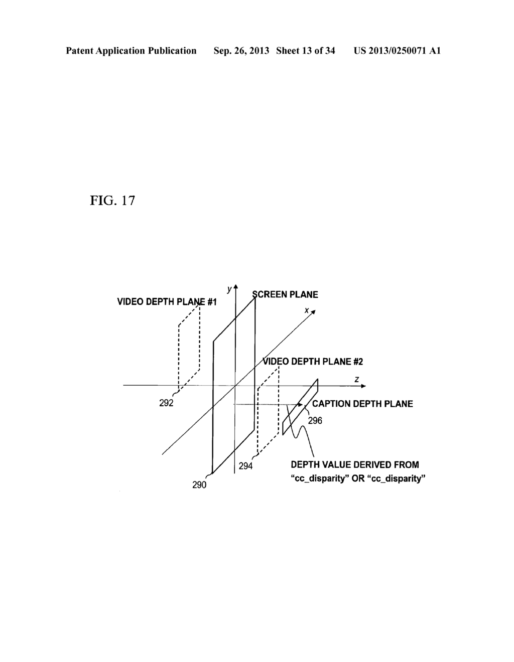 3D CAPTION DISPLAY METHOD AND 3D DISPLAY APPARATUS FOR IMPLEMENTING THE     SAME - diagram, schematic, and image 14