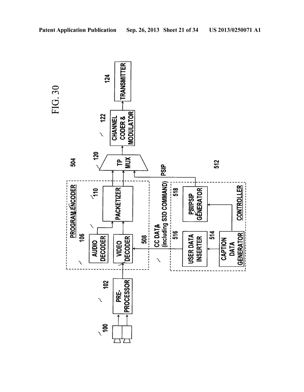3D CAPTION DISPLAY METHOD AND 3D DISPLAY APPARATUS FOR IMPLEMENTING THE     SAME - diagram, schematic, and image 22