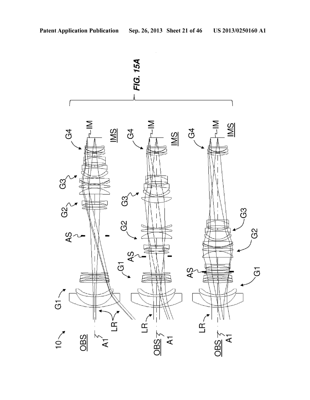 Zoom lens with forward-located aperture stop - diagram, schematic, and image 22