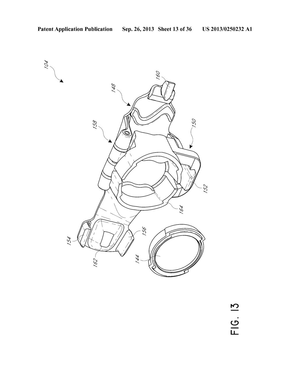 SYSTEMS AND METHODS FOR REMOVABLY COUPLING AN ELECTRONIC DEVICE TO EYEWEAR - diagram, schematic, and image 14