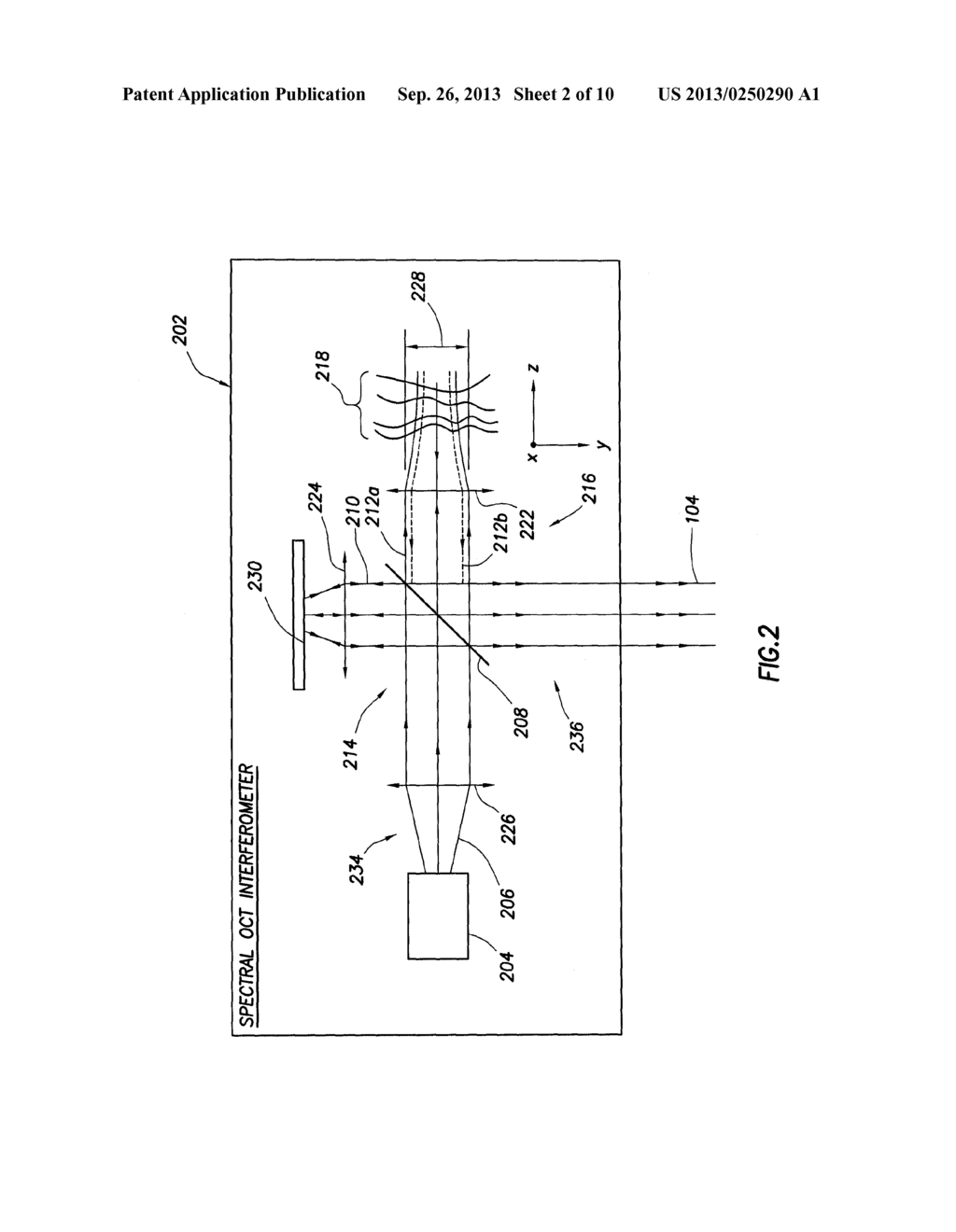 IMAGE MAPPED OPTICAL COHERENCE TOMOGRAPHY - diagram, schematic, and image 03