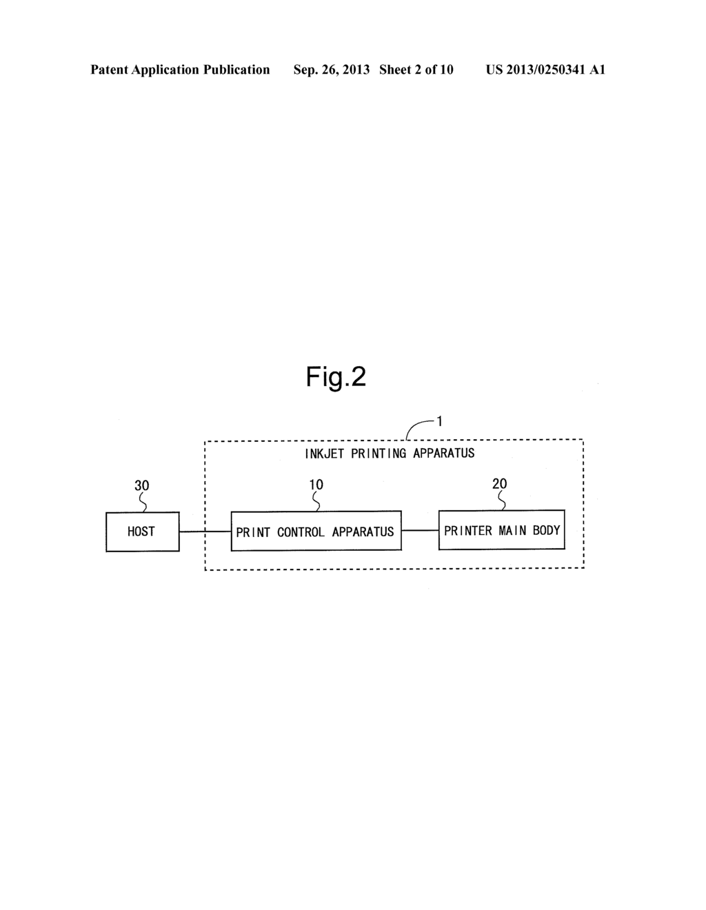 PRINT CONTROL APPARATUS, INKJET PRINTING APPARATUS, PRINT CONTROL METHOD,     AND RECORDING MEDIUM - diagram, schematic, and image 03