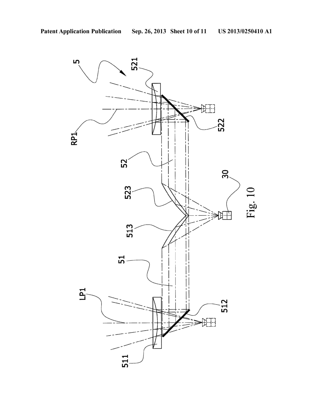 TWO-PARALLEL-CHANNEL REFLECTOR WITH FOCAL LENGTH AND DISPARITY CONTROL - diagram, schematic, and image 11