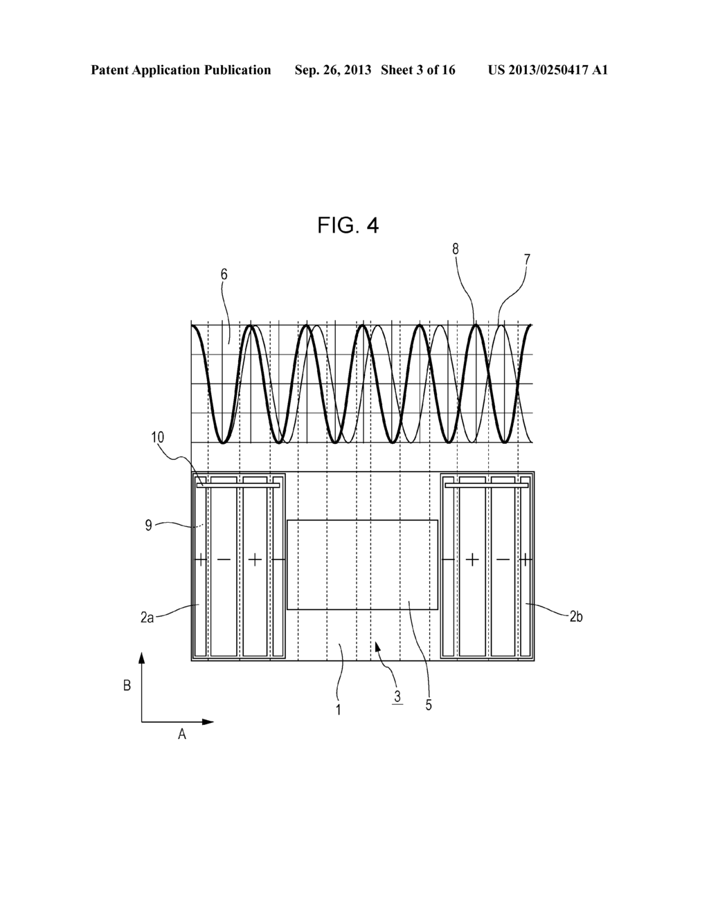 VIBRATING APPARATUS, DRIVING APPARATUS HAVING THE VIBRATING APPARATUS, AND     OPTICAL DEVICE - diagram, schematic, and image 04