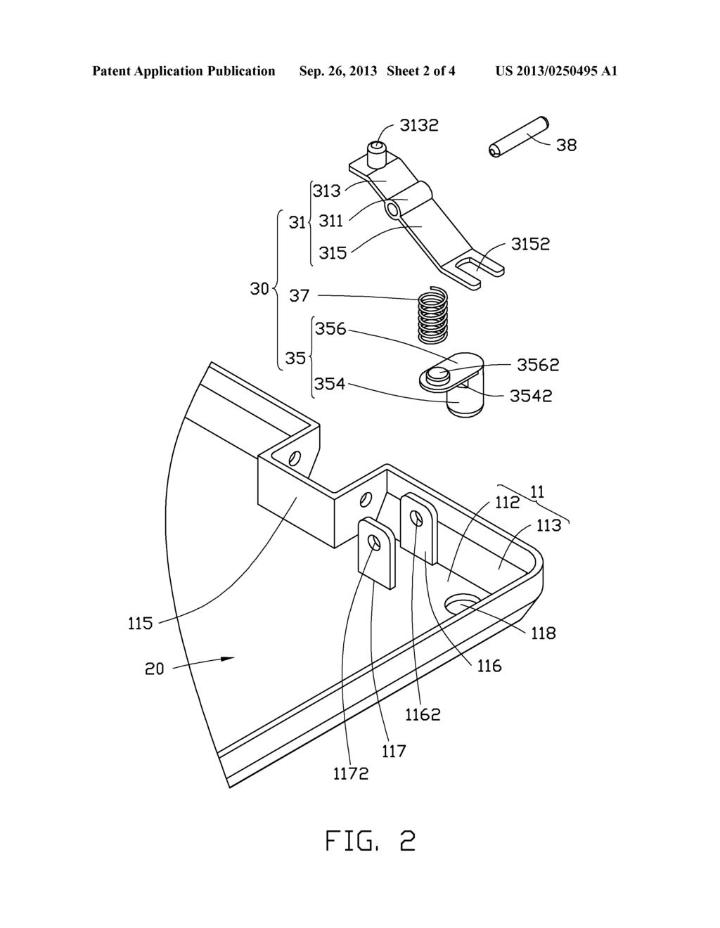 ELECTRONIC DEVICE WITH SUPPORT MECHANISM - diagram, schematic, and image 03