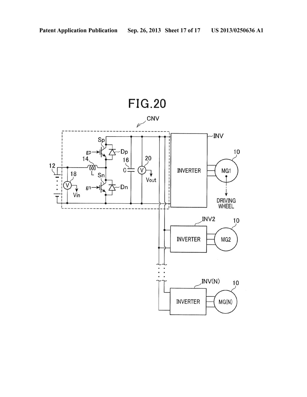 POWER CONVERSION CONTROL DEVICE AND POWER CONVERSION DEVICE USING THE SAME - diagram, schematic, and image 18