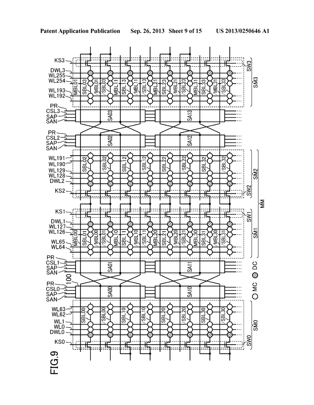 SEMICONDUCTOR MEMORY DEVICE - diagram, schematic, and image 10