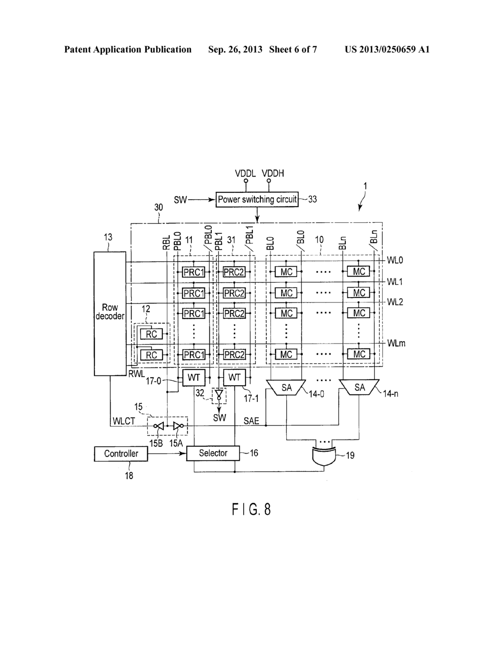 SEMICONDUCTOR MEMORY DEVICE - diagram, schematic, and image 07