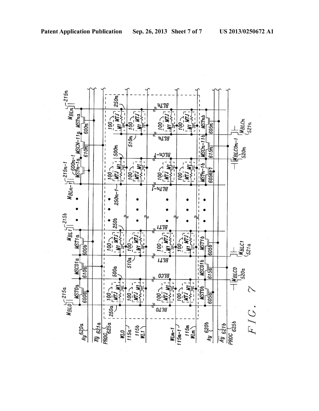 SHARED BIT LINE SMT MRAM ARRAY WITH SHUNTING TRANSISTORS BETWEEN BIT LINES - diagram, schematic, and image 08