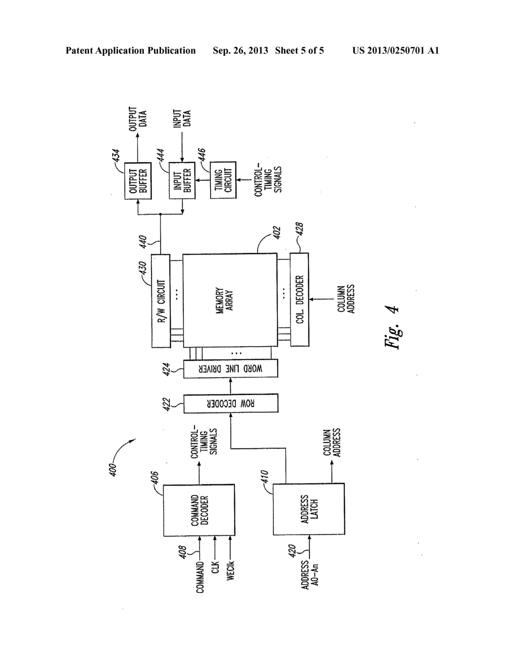 WRITE COMMAND AND WRITE DATA TIMING CIRCUIT AND METHODS FOR TIMING THE     SAME - diagram, schematic, and image 06