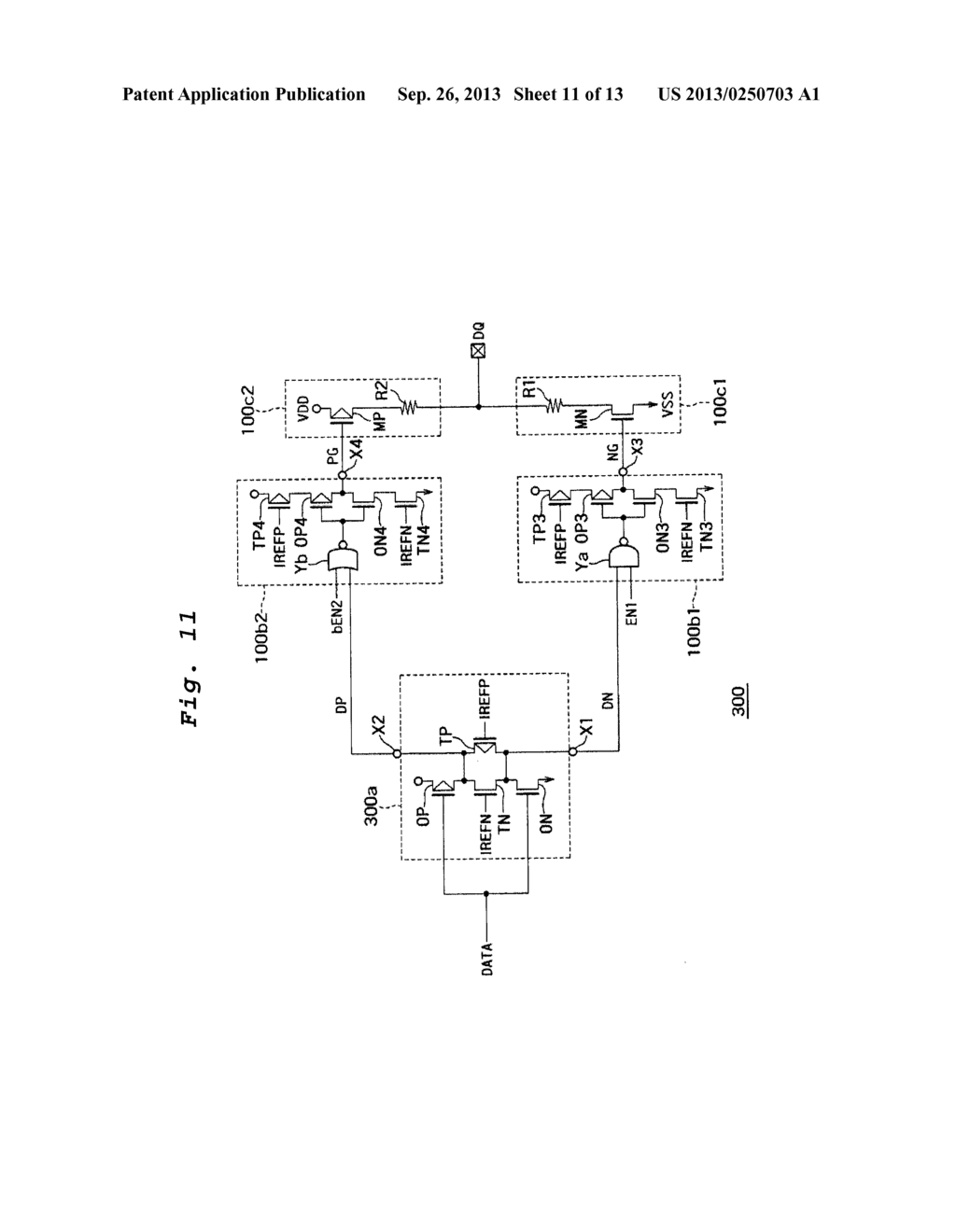 OUTPUT DRIVER CIRCUIT AND SEMICONDUCTOR STORAGE DEVICE - diagram, schematic, and image 12