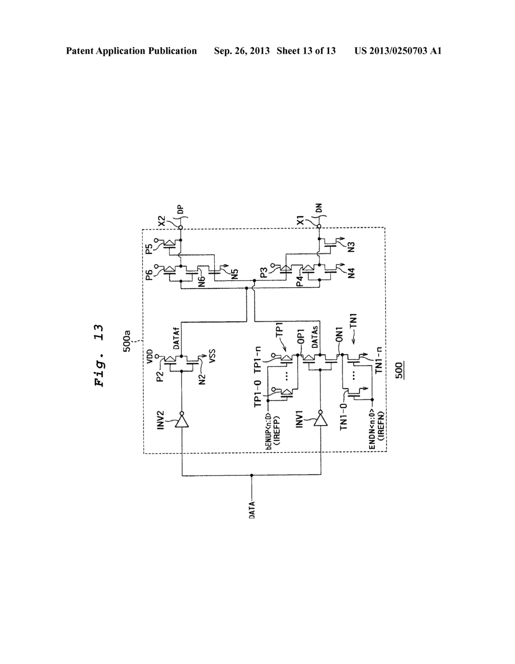 OUTPUT DRIVER CIRCUIT AND SEMICONDUCTOR STORAGE DEVICE - diagram, schematic, and image 14