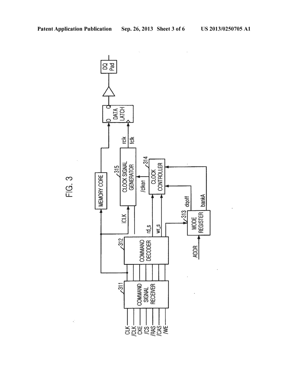 CLOCK SIGNAL GENERATION APPARATUS FOR USE IN SEMICONDUCTOR MEMORY DEVICE     AND ITS METHOD - diagram, schematic, and image 04