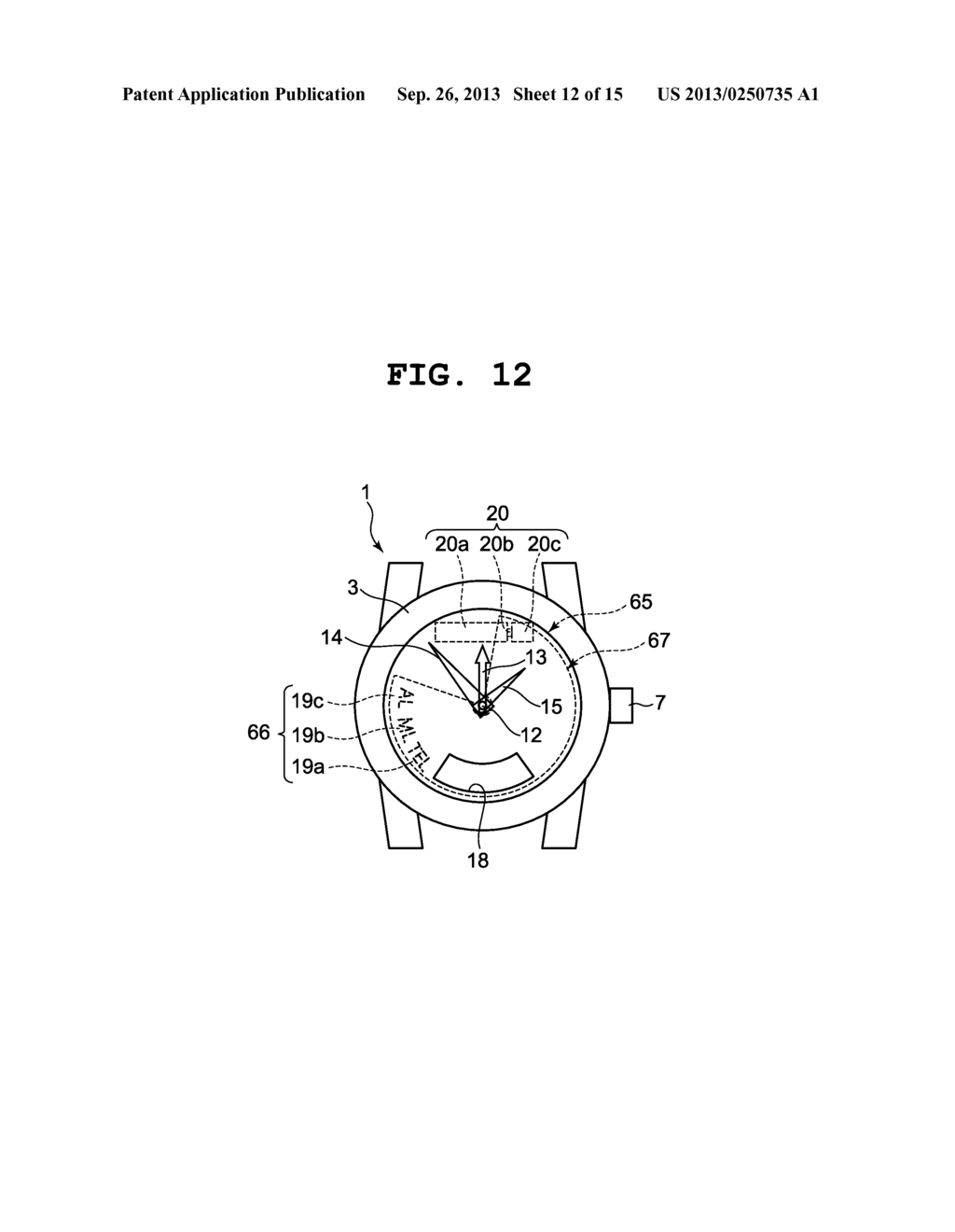 INFORMATION NOTIFYING DEVICE AND ELECTRONIC TIMEPIECE - diagram, schematic, and image 13