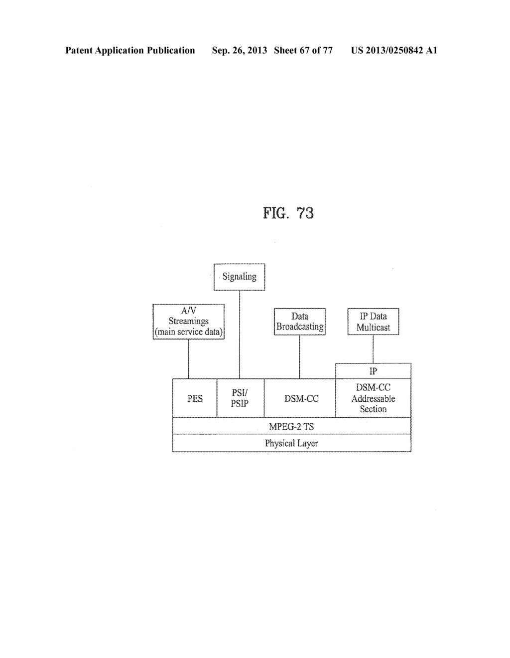 DIGITAL BROADCASTING SYSTEM AND DATA PROCESSING METHOD - diagram, schematic, and image 68