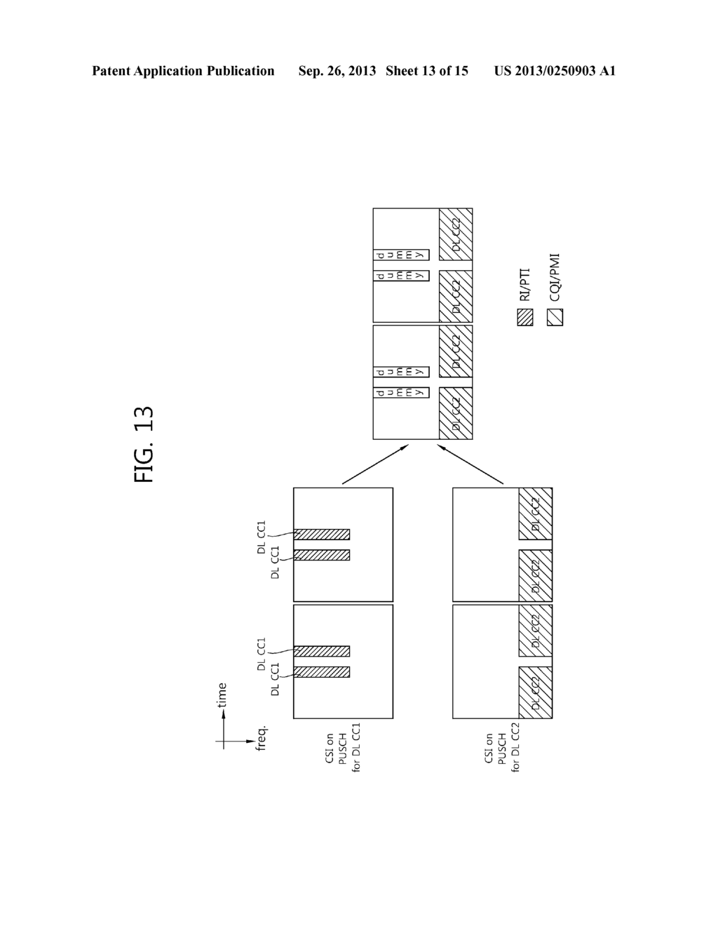 METHOD AND APPARATUS FOR TRANSMITTING CHANNEL STATUS INFORMATION IN     CARRIER AGGREGATION SYSTEM - diagram, schematic, and image 14