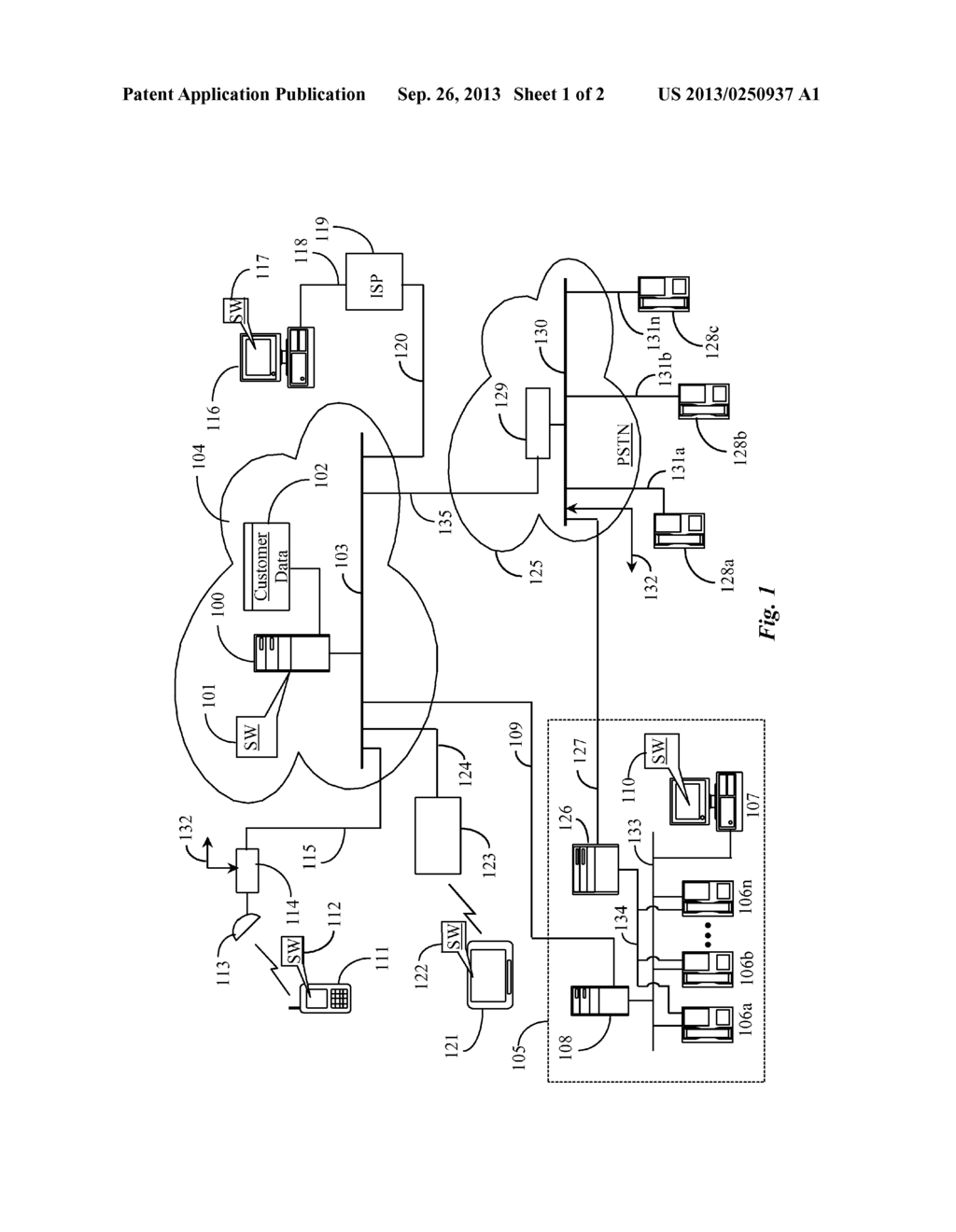 Method for Converging Telephone Number and IP Address - diagram, schematic, and image 02