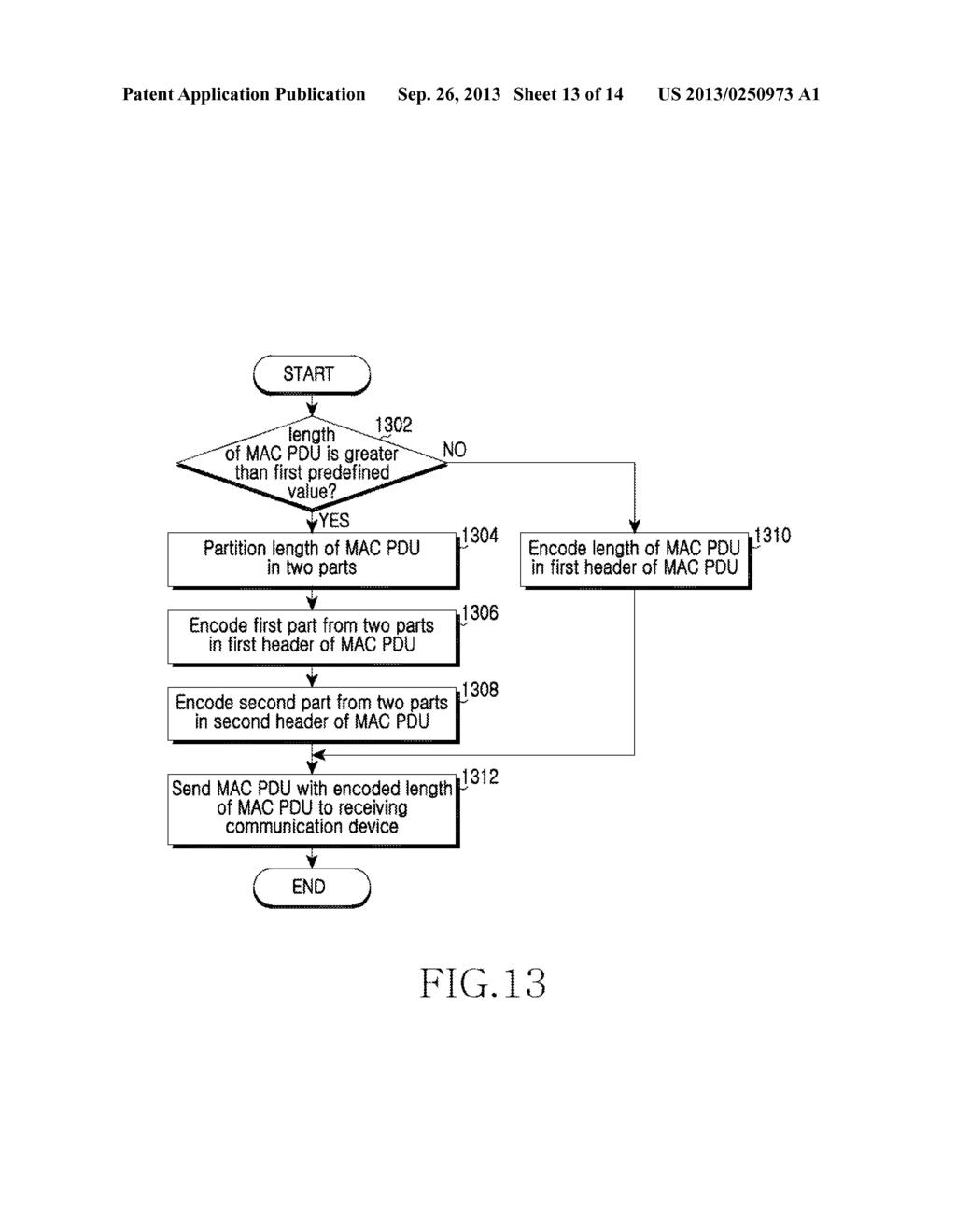 METHOD AND SYSTEM FOR ENCODING AND DECODING LENGTH OF MEDIUM ACCESS     CONTROL PROTOCOL DATA UNIT - diagram, schematic, and image 14