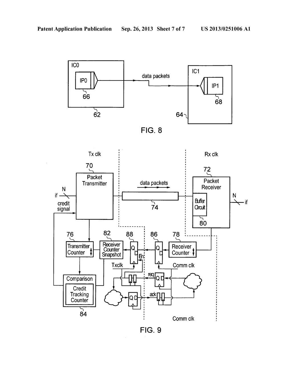 DATA PACKET FLOW CONTROL ACROSS AN ASYNCHRONOUS CLOCK DOMAIN BOUNDARY - diagram, schematic, and image 08