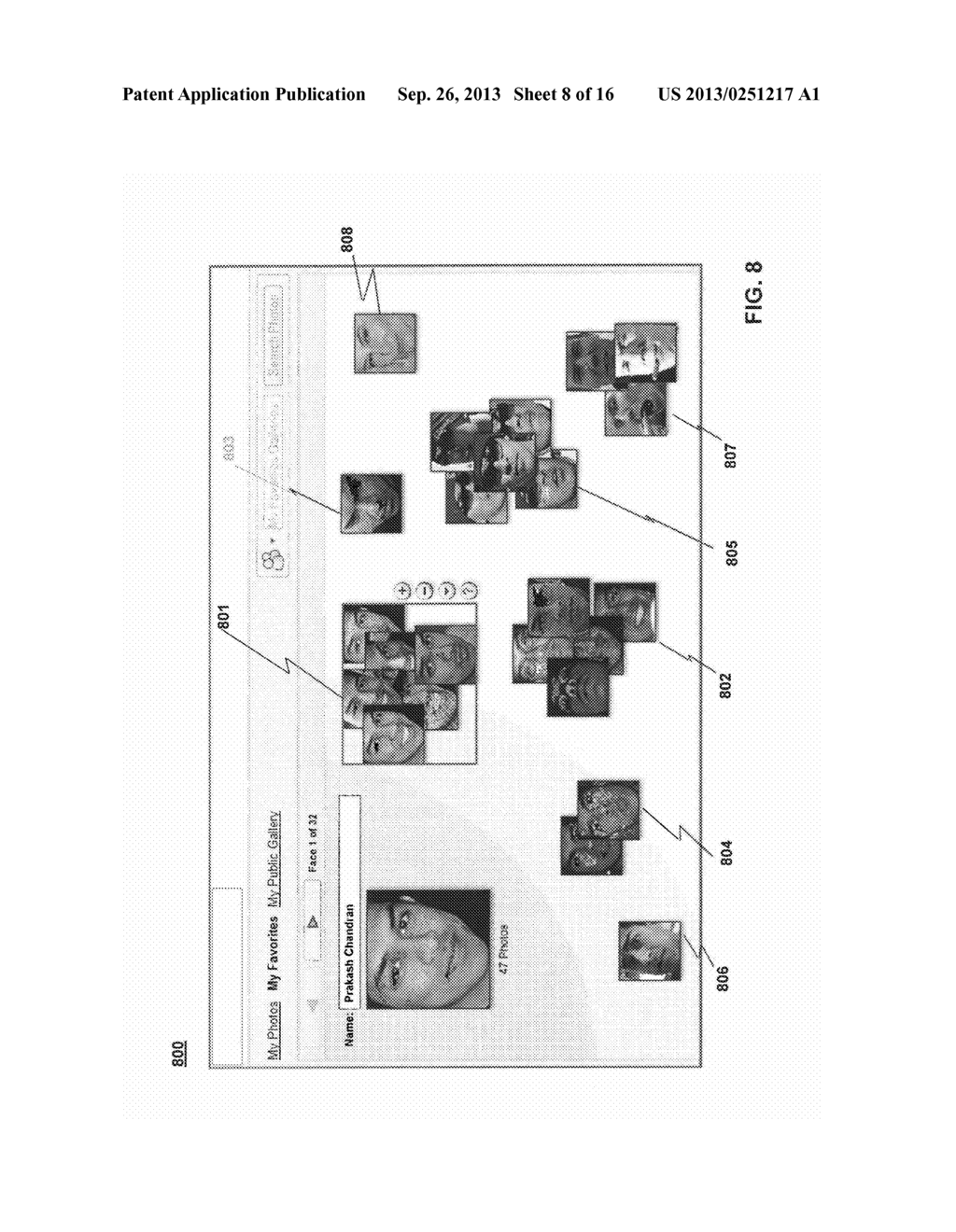 Method and Apparatus to Incorporate Automatic Face Recognition in Digital     Image Collections - diagram, schematic, and image 09