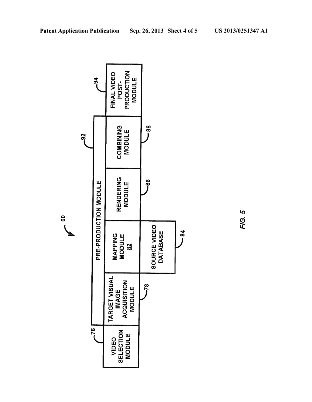 SYSTEM AND METHOD FOR PORTRAYAL OF OBJECT OR CHARACTER TARGET FEATURES IN     AN AT LEAST PARTIALLY COMPUTER-GENERATED VIDEO - diagram, schematic, and image 05