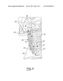 DUAL-USE OF COOLING AIR FOR TURBINE VANE AND METHOD diagram and image