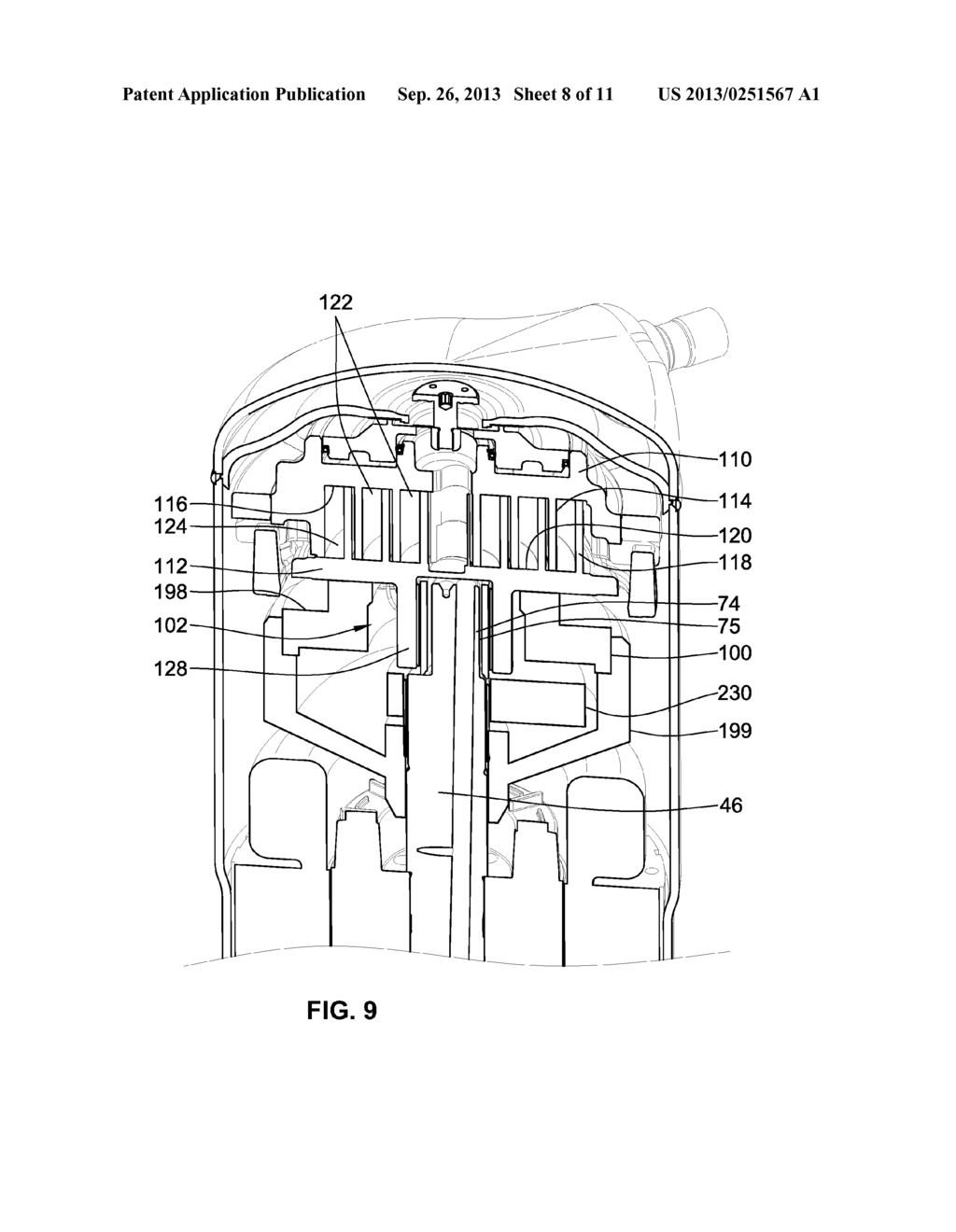 Scroll Compressor Counterweight With Axially Distributed Mass - diagram, schematic, and image 09