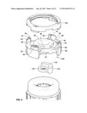 SCROLL COMPRESSOR WITH CAPTURED THRUST WASHER diagram and image