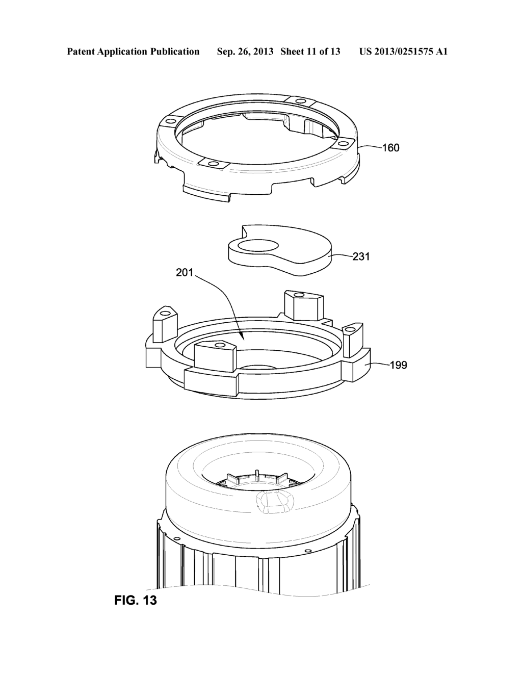 FLOATING SCROLL SEAL WITH RETAINING RING - diagram, schematic, and image 12