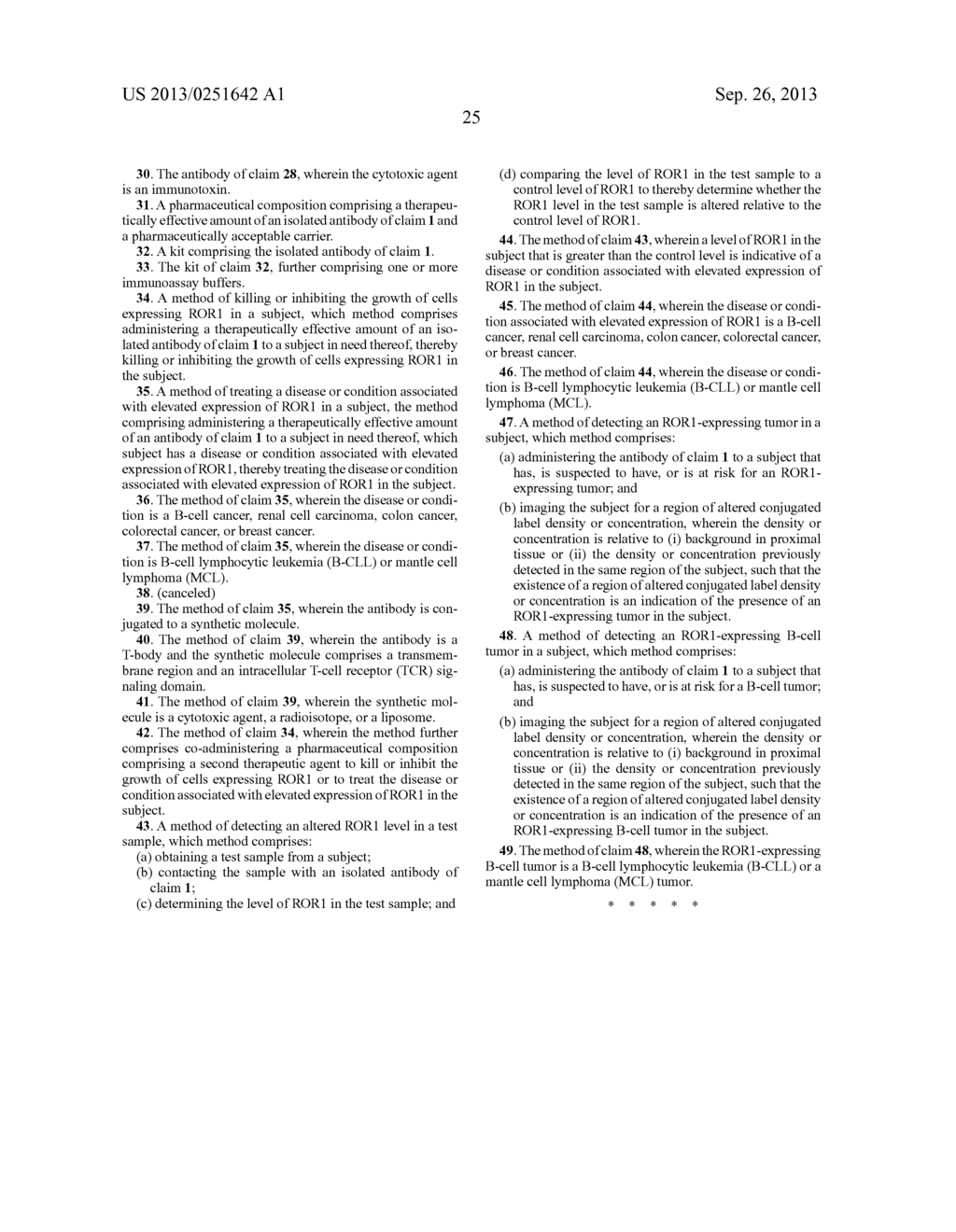 CHIMERIC RABBIT/HUMAN ROR1 ANTIBODIES - diagram, schematic, and image 37