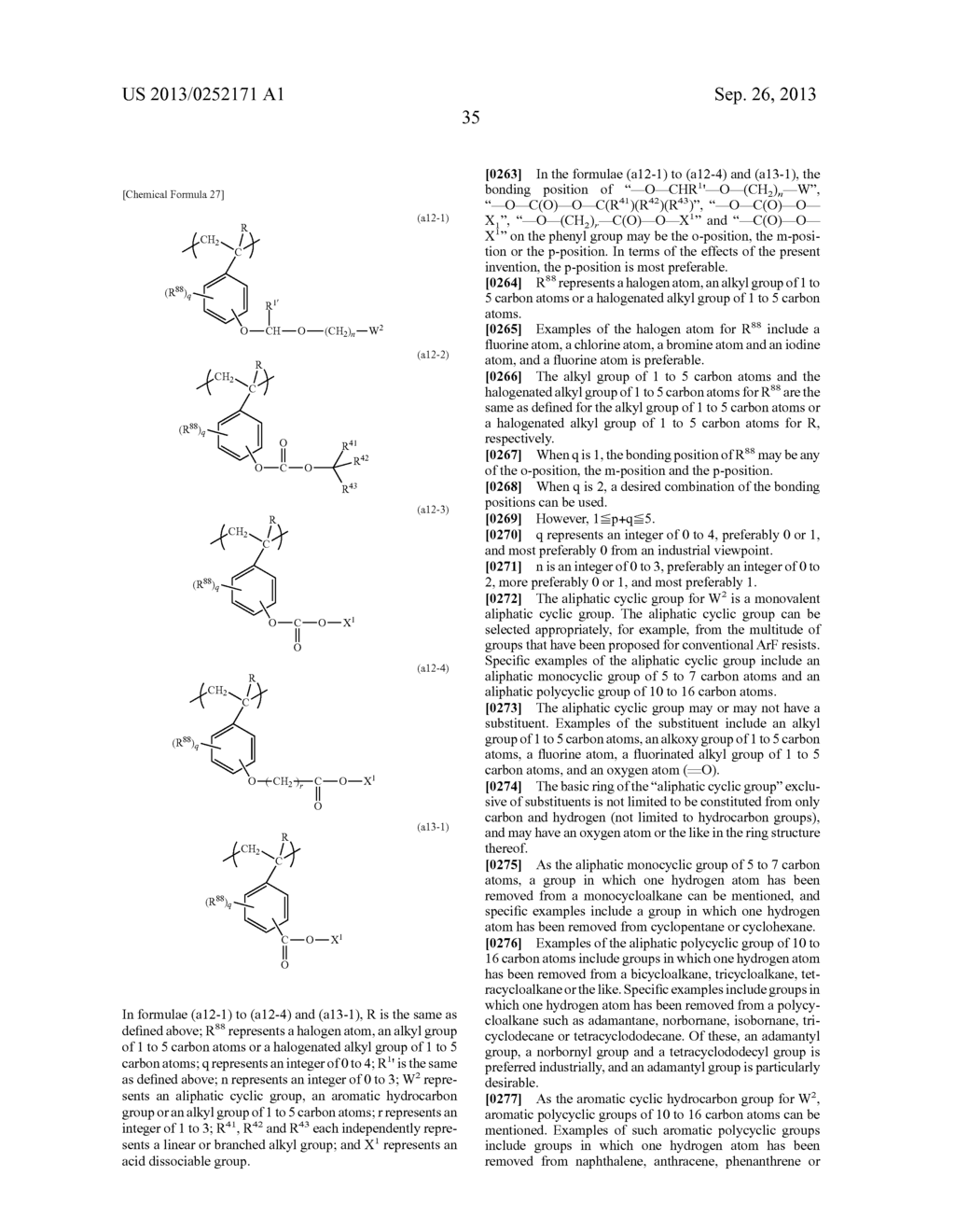 RESIST COMPOSITION AND METHOD OF FORMING RESIST PATTERN - diagram, schematic, and image 36