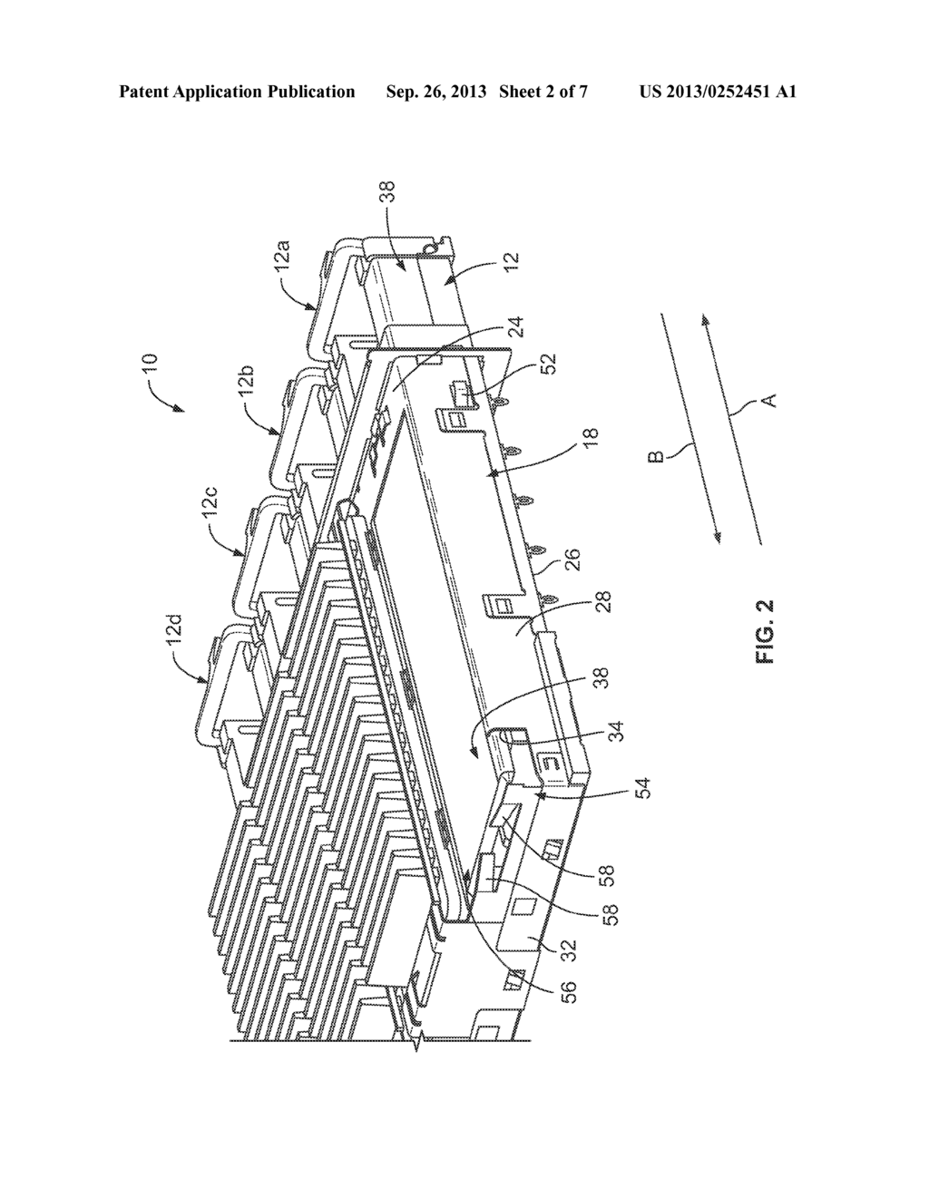 LATCH ASSEMBLY FOR A PLUGGABLE ELECTRONIC MODULE - diagram, schematic, and image 03