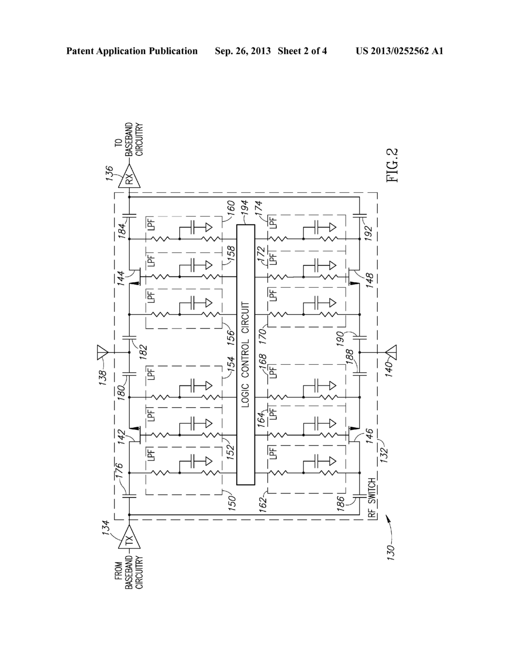 HIGH POWER HIGH ISOLATION LOW CURRENT CMOS RF SWITCH - diagram, schematic, and image 03