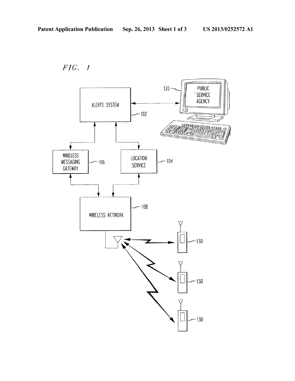 First Responder Wireless Emergency Alerting with Automatic Callback and     Location Triggering - diagram, schematic, and image 02