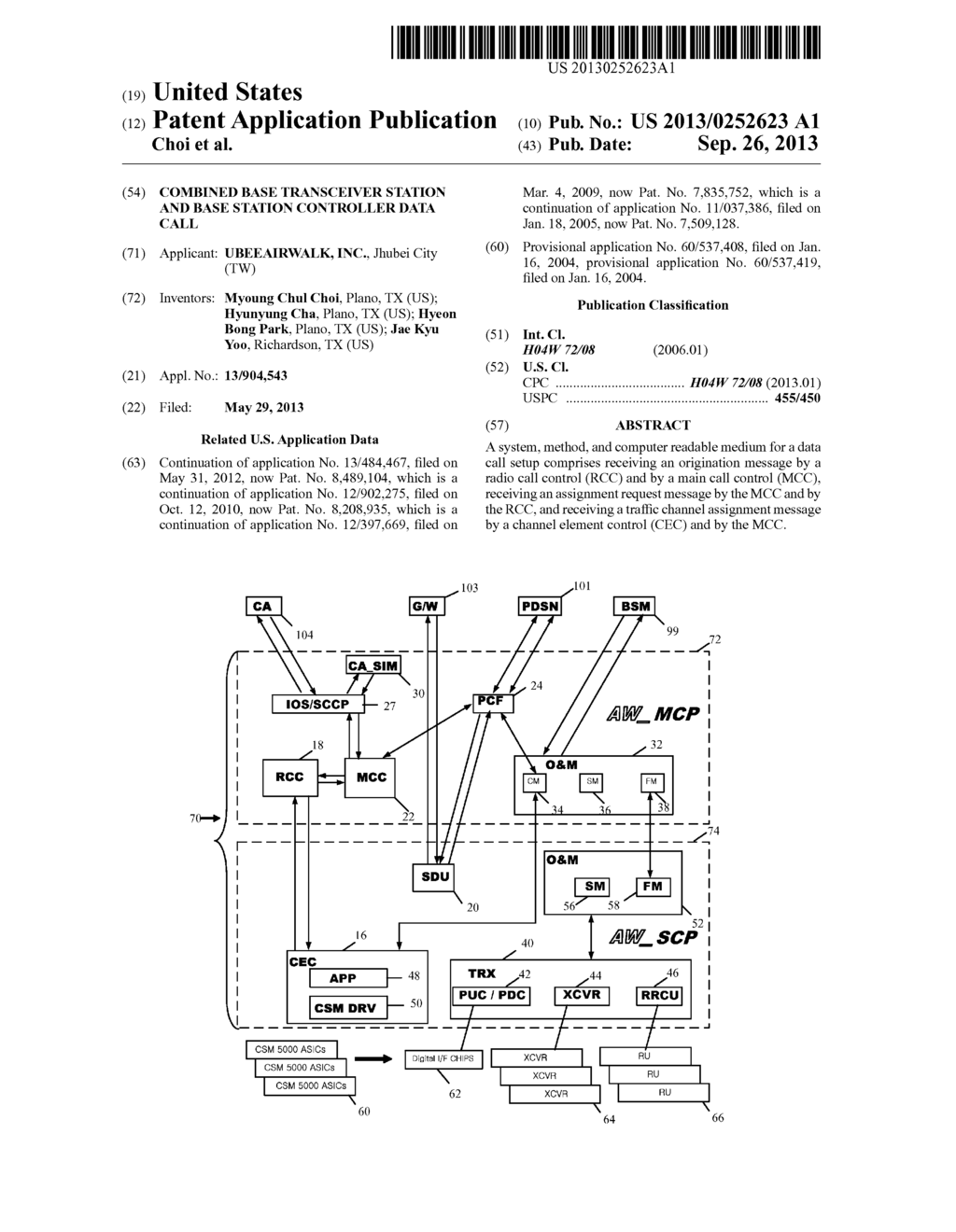 COMBINED BASE TRANSCEIVER STATION AND BASE STATION CONTROLLER DATA CALL - diagram, schematic, and image 01