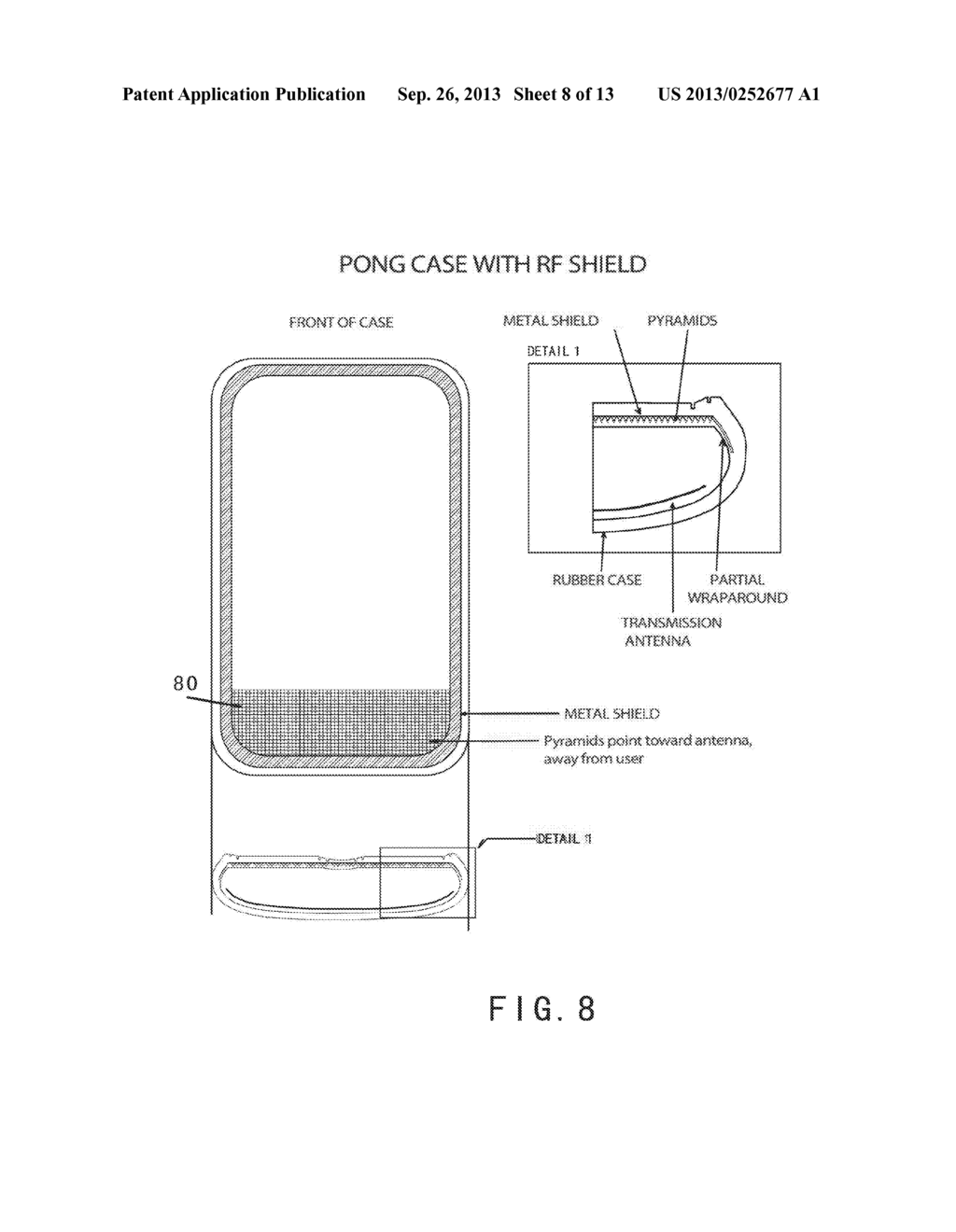 RADIATION REDIRECTING ELEMENTS FOR PORTABLE COMMUNICATION DEVICE - diagram, schematic, and image 09