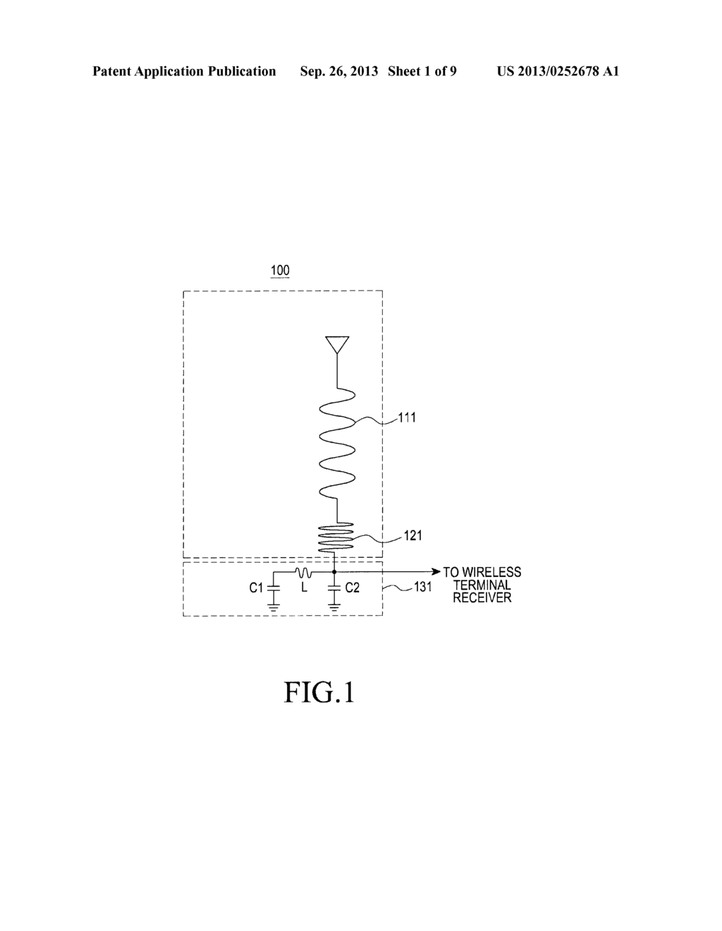 ANTENNA DEVICE FOR WIRELESS COMMUNICATION TERMINAL - diagram, schematic, and image 02