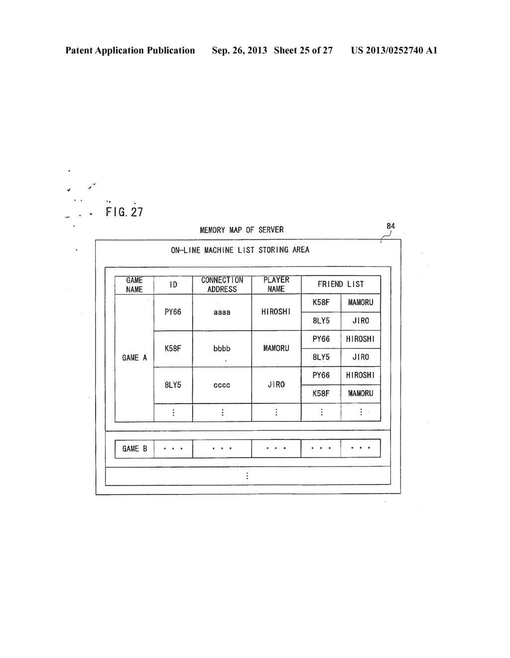 COMMUNICATION GAME SYSTEM, GAME APPARATUS, SERVER, STORAGE MEDIUM STORING     A PROGRAM, AND GAME CONTROL METHOD - diagram, schematic, and image 26
